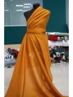 Льняная вуаль с лиоцеллом и вискозой MAX MARA Охра MM H15/2 G40 20042675