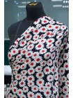 Вискоза твиловая MAX MARA Цветы на тёмно-синем MM H21/12 i70 20042679
