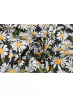 Джинса хлопковая MAX MARA Ромашки на зеленовато-сером MM H13 MM10 20042682