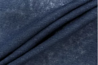 Льняной трикотаж MAX MARA Тёмно-синий MM H46/3 W30 20042686