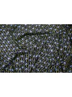 Вискоза твиловая MAX MARA Голубые сердца на сине-жёлтом MM H21/12 i30 20042689