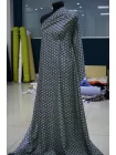 Вискоза твиловая MAX MARA Голубые сердца на сине-жёлтом MM H21/12 i30 20042689
