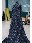 Вискоза твиловая MAX MARA Звёздное небо на тёмно-синем MM H21/12 i20 20042692