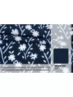 Креповая вискоза MAX MARA Бело-голубые цветы на тёмно-синем MM H21/7 i30 20042693