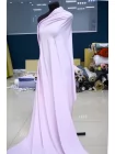 Крепдешин шелк с ацетатом MAX MARA Нежный лилово-сиреневый MM H30/3 О50 20042695