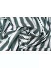 Рубашечный хлопок мерсеризованный MAX MARA Белый в зелёную полоску MM Н5 А30 21042649