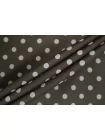 Хлопок плательно-костюмный MAX MARA Горошек на тёмном хаки ММ H9/4 A60 21042650