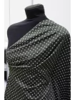 Хлопок плательно-костюмный MAX MARA Горошек на тёмном хаки ММ H9/4 A60 21042650