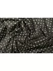 Хлопок плательно-костюмный MAX MARA Горошек на тёмном хаки ММ H9/4 A60 21042650