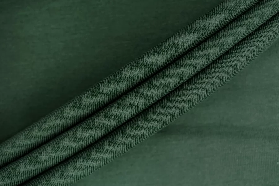 Трикотаж хлопковый кулирка MAX MARA Тёмно-зелёный ММ H38/7 Q50 21042651