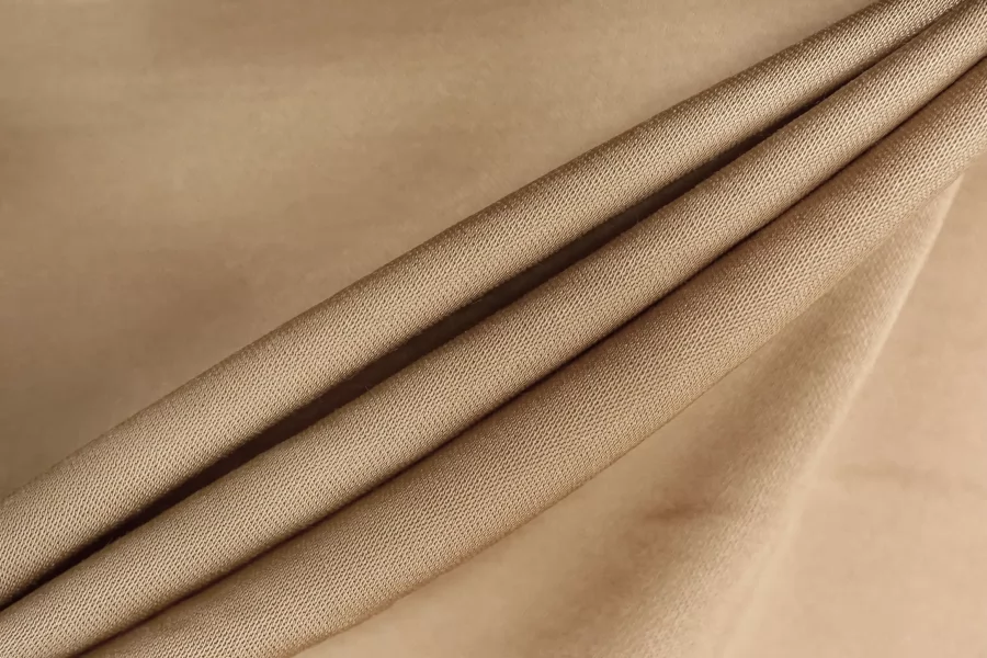 Атлас вискозный плательно-блузочный MAX MARA Бежевый ММ H22/1 J33 21042652