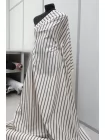 Рубашечный хлопок мерсеризованный MAX MARA Бежево-чёрная полоска MM Н5 А30 21042659