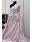 Рубашечный хлопок мерсеризованный MAX MARA Молочный в розовую полоску MM Н5 А30 21042665