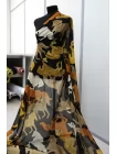 Батист хлопок с шёлком MAX MARA Лошади на чёрном MM H2/4 O30 21042687
