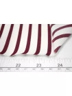 Хлопок сатиновый рубашечный MAX MARA Полоска бело-сливовая MM H5 A30 22042601
