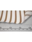 Хлопок сатиновый рубашечный MAX MARA Полоска бело-бежевая MM H5 A50 22042610