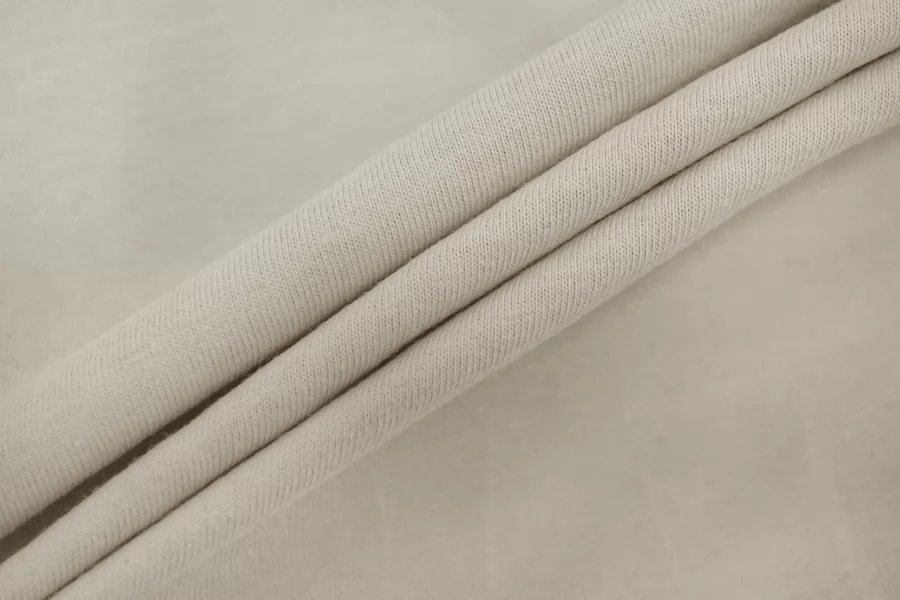 Трикотаж хлопковый кулирка MAX MARA Светло-бежевый MM H38/5 Q00 22042628