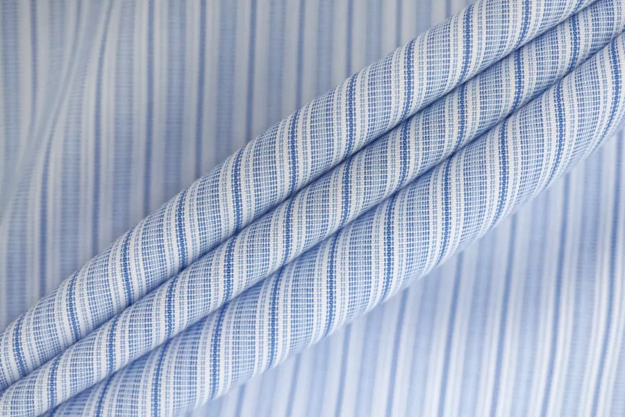 Рубашечный хлопок CORNELIANI Бело-голубой BL H5 A40 10022610