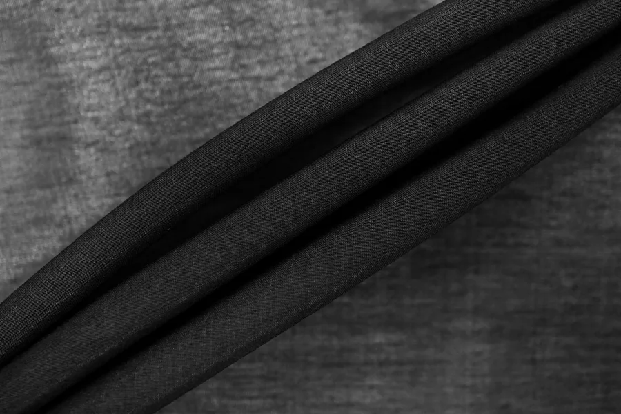 Батист хлопок с шелком Черный BL H1/8 O10 10022612