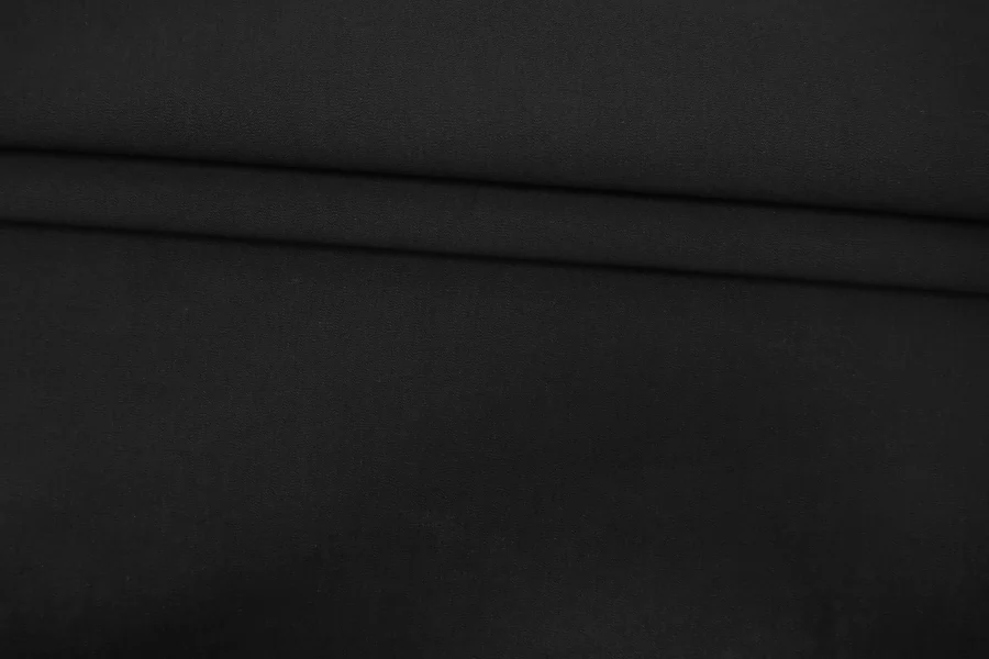 Вискоза дабл креповая костюмная Серо-чёрная BL H22/5  j70 10022629