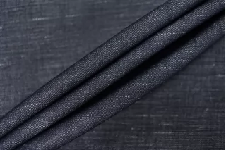 Хлопок со льном под джинсу рубашечно-плательный Бело-синий BL H15/4 F20 10022635