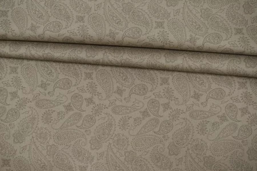 Хлопок рубашечно-плательный Огурцы на серо-бежевом BL H9\7 A70 10022641