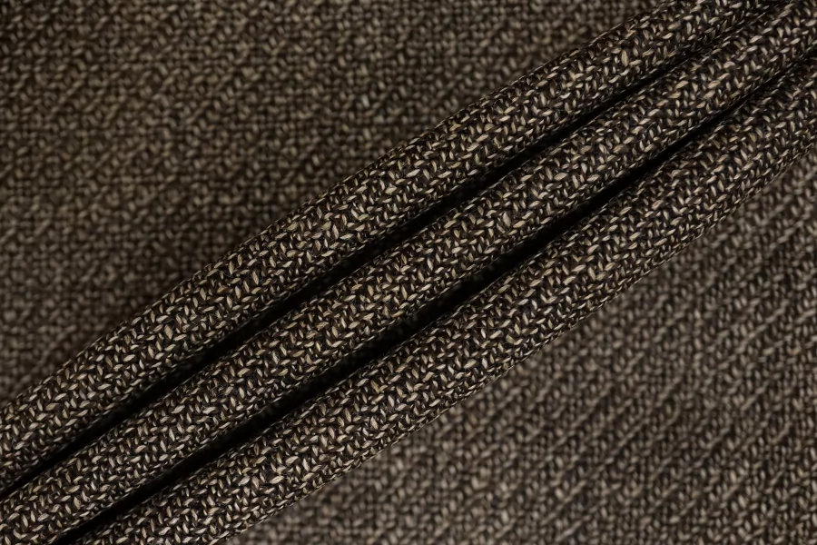 Костюмная шерсть Коричнево-бежевая BL H59/3 jj30 10022655