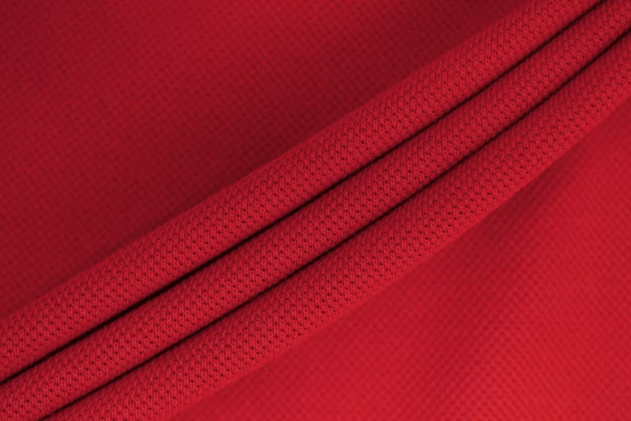 Трикотаж пике хлопковый Ягодно-красный BL H42\3 Q40 10022658