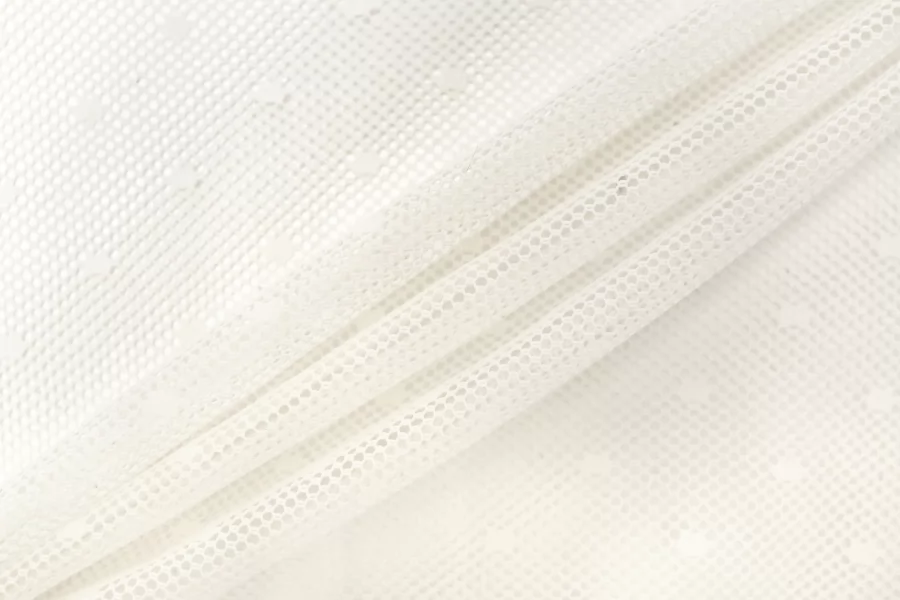 Сетка в горошек Молочная BL H36/4 N00 10022661