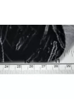 Атлас вискозный плательно-костюмный Чёрно-белые абстрактные листья H21/9 i70 10022666