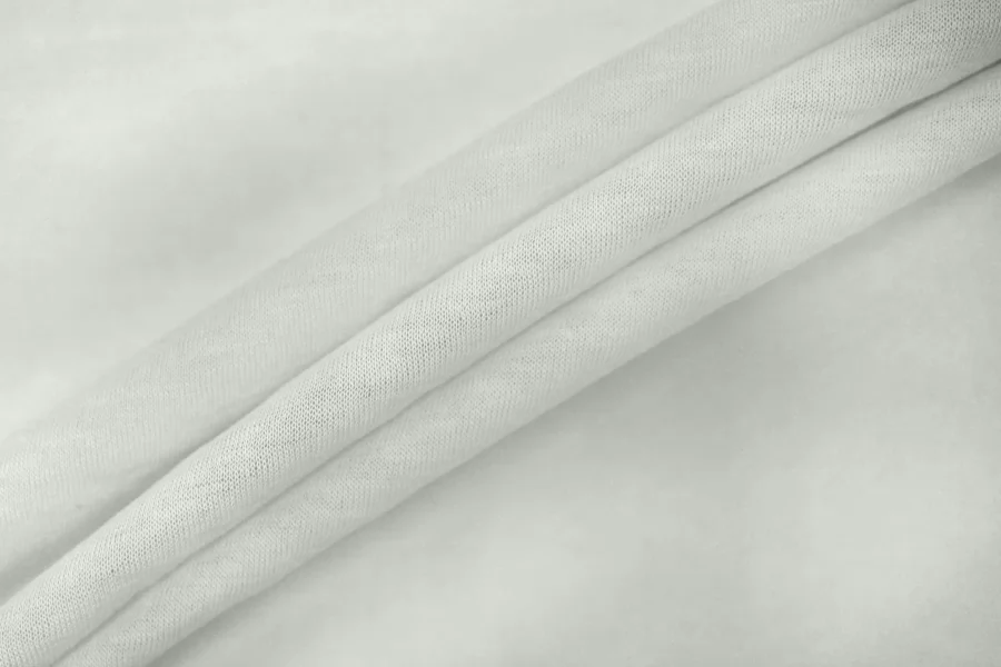 Трикотаж хлопковый кулирка тонкий Светло-серый H38/2 Q10 10022668