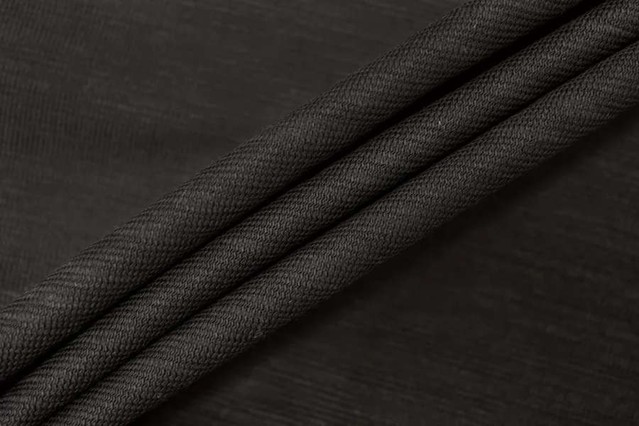 Трикотаж хлопковый Чёрный графит H38/5 R30 10022671