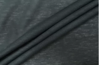 Трикотаж хлопковый тонкий кулирка Тёмно-серый H38/4 Q50 10022673