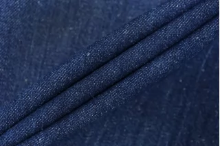 Джинса хлопковая вареная умягчённая Тёмно-синяя FRM H003 FF77 13022624