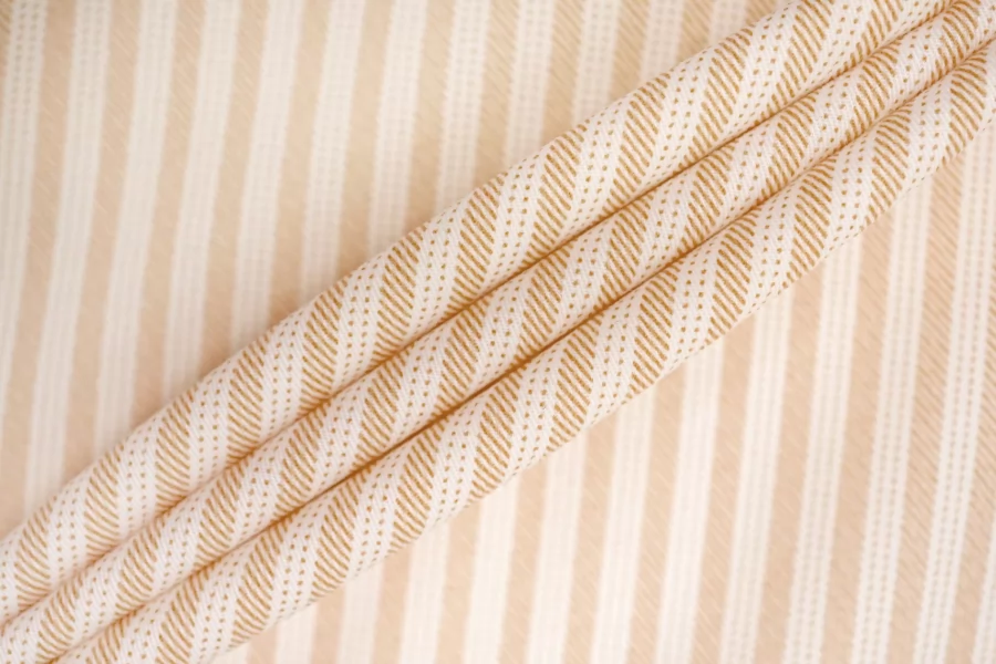 Рубашечный хлопок Белый в полоску FRM H003 EE55 13022662