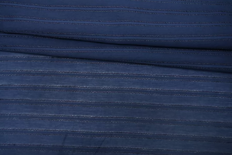 Рубашечный хлопок с шёлком жаккардовый Синий FRM H003 EE33 13022692