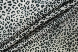 Атлас шёлковый плательно-блузочный REDEMPTION Снежный барс H31 N20 14012657