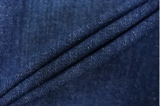 Джинса хлопковая вареная умягчённая Тёмно-синяя FRM H003 FF77 14022622