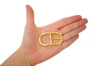 Пряжка металл золотая 55х30 мм (T-3) 15112505