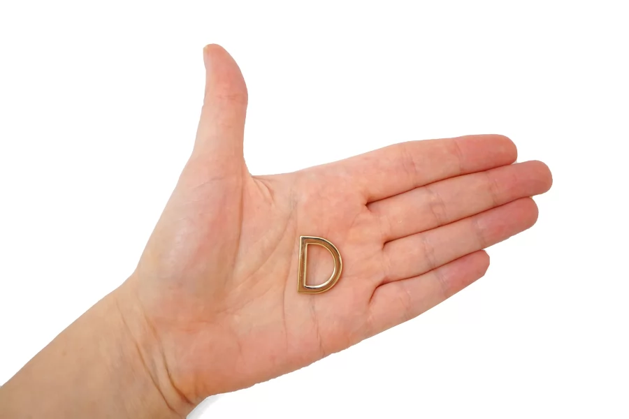 Полукольцо металл золотое 15x20 мм (T-3)  15112507