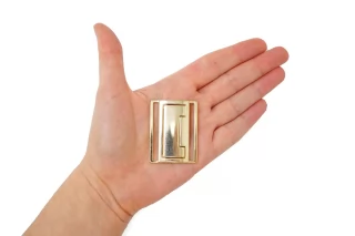 Пряжка разъемная металл золотистая 35х45 мм (T-3)  15112508