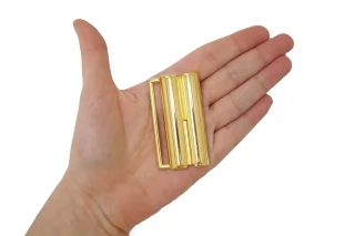 Пряжка разъемная металл золотистая 40х60 мм (T-3)  15112510