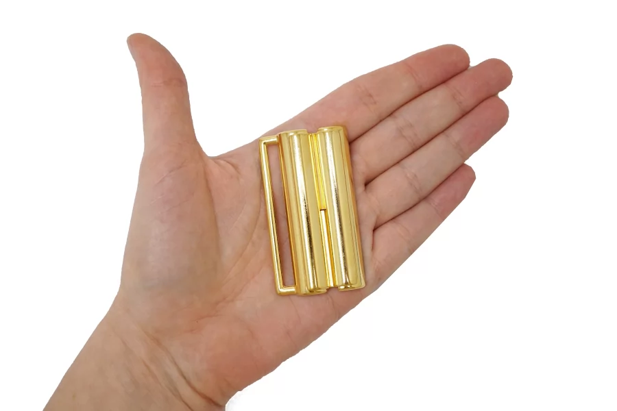 Пряжка разъемная металл золотистая 40х60 мм (T-3)  15112510