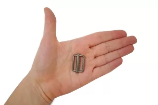 Регулятор длины ремня темный никель 15х25 мм (W-3) 15112521