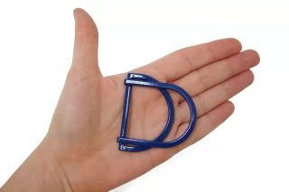 Пряжка двойная металл синяя 50х55 мм (U-3) 15112536