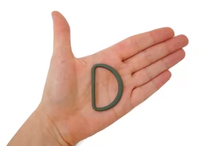 Полукольцо металл темно-зеленое 45х30 мм (U-3) 15112546