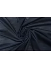 Трикотаж шёлковый с хлопком кулирка Тёмно-синий H38/4 V50 16032606