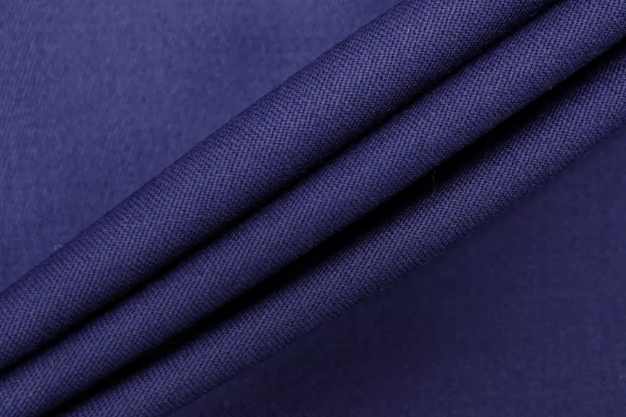 Костюмная шерсть сатиновая Синяя BNC H59/5 G70 25032608
