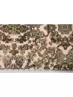 Костюмная шерсть LORO PIANA Орнамент на светло-персиковом BNC H60/1 FF10 25032610