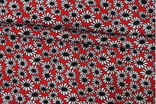 Джинса хлопковая Цветы на красном BNC H13 MM00 25032635